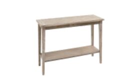 Image of a White-Washed Wood Console Table