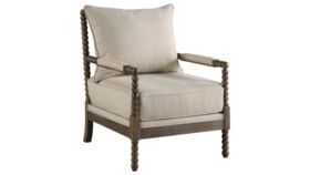 Image of a Blanchett Beige Upholstered Accent Chair