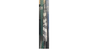 Image of a Black and White Striped Umbrella - 6ft