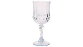 Image of a Clear Acrylic Crystal Wine Glass
