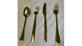 Gold Flatware - Salad / Dessert Fork image