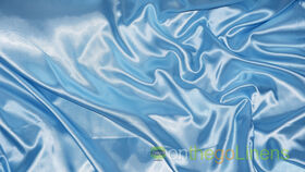 Image of a 120'' Round Baby Blue Table Cloth