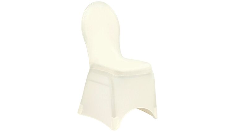 Spandex chair covers - ivory : goodshuffle.com