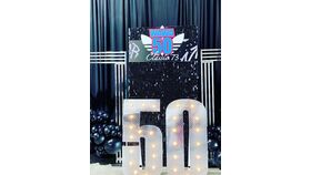 Image of a Wall Black Sequin