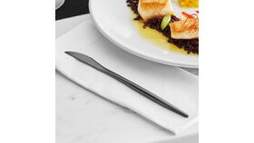 Image of a Modern flatware (black matte) knife