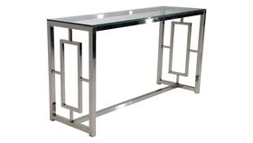 47" x 27" - Console Glass Chrome Table image