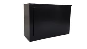 Image of a 21" x 60" x 40" H - Black Modern Bar