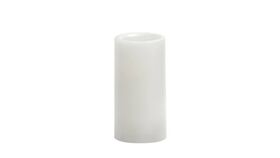 Image of a Candle - Pillar Acrylic LED, White - LG 8" H x 3" dia.