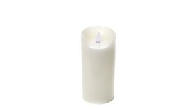 Image of a Candle - Pillar Faux Flame LED - MED 6.5" H x 3.25" dia.