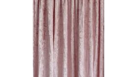 Image of a Drape - Crushed Velvet, Blush Pink - 18' x 5'