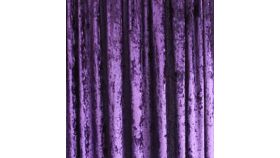 Image of a Drape - Crushed Velvet, Purple - 18' x 5'