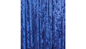 Image of a Drape - Crushed Velvet, Royal Blue - 18' x 5'