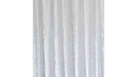 Image of a Drape - Crushed Velvet, White - 12' x 5'