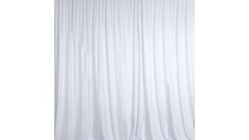 Image of a Drape - Polyester, White - 18' H x 10' W
