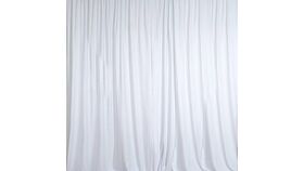 Image of a Drape - Polyester, White - 18' H x 10' W