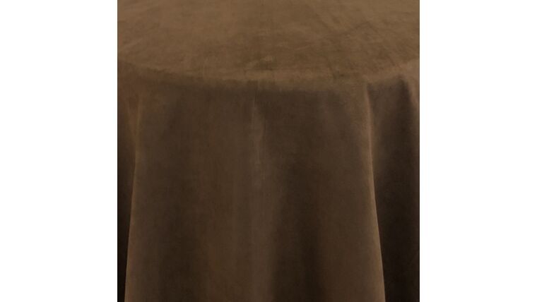 Linen - 90" x 132" - Suede, Chocolate Brown : goodshuffle.com