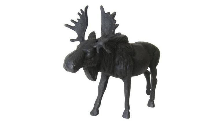 Animal - Cast Iron Moose, Black - 9" H x 10" L : goodshuffle.com