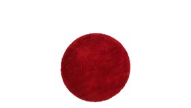 Image of a Rug - Shag Round, Red - SM 4' dia