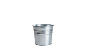 Image of a Bucket - Galvanized Plant Pot - SM 4" H