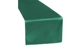 Image of a Green Satin Runners