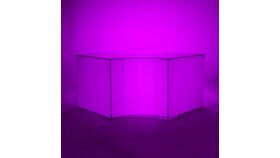 Image of a Acrylic LED Curved Table