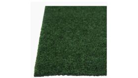 Image of a 12'x10' Grizzly Grass Dark Green Plush Carpet