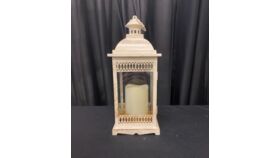 Image of a 13" Square Lantern (White)