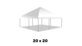 Image of a 20' x 20' Frame Tent