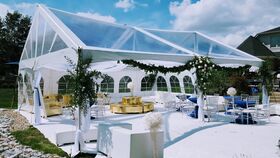 Image of a (B) 30' x 30' Clear Top Tent
