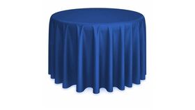 Image of a 120" Round GDN Poly Royal Blue