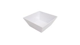 Image of a 12" Large Square White Bowl