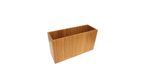 Image of a Large Rectangular Bamboo Container