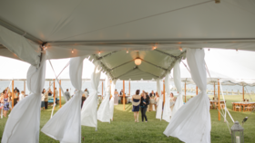 Image of a 10' SIDEPOLE DRAPE