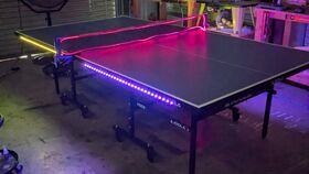 Image of a (LED Lights) Ping Pong Table