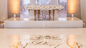 Image of a Stage Cover 12x16 - White Gloss