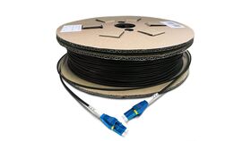 Image of a 500 Feet (150 Meters) Uniboot LC to LC Outdoor Armored Fiber Patch Cable,