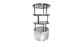 Image of a 360 Stainless Steel Silver Barback