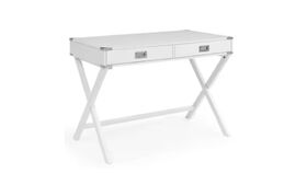 Desk – White Lacquer Finish | Modern Minimalist image
