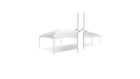 Image of a 20X50 FRAME TENT- WHITE TOP