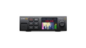 Image of a Black Magic Web presenter 4K