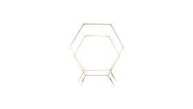 Hexagon Arch 96": Gold Metal image