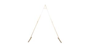 Image of a Triangle Arch 72": Gold Metal