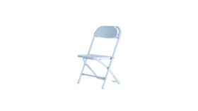 Image of a Childrens Folding Chair: White