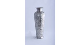 Image of a Aluminum Vase: Ornate 8x6x22"