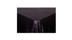 Image of a Baby Sequin Foam Back Cover: Black