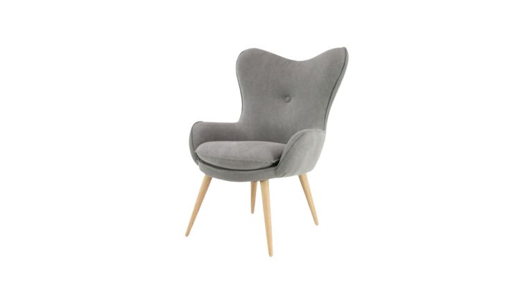 Aubrey Arm Chair: Grey : goodshuffle.com