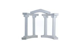 Image of a Half Circle Colonnade