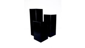 Image of a Black Acrylic Column Collection