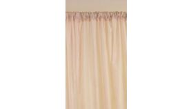 Image of a Cream Taffeta Pipe & Drape