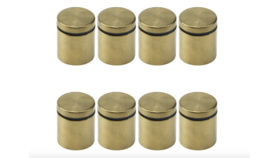 Image of a 1"1-1/5" Gold Sign Standoffs